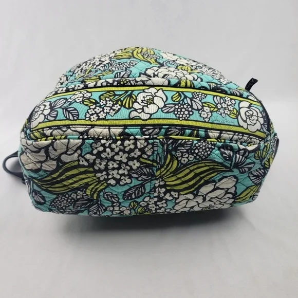 Vera Bradley Island Blooms laptop work travel school messenger bag - Picture 6 of 14